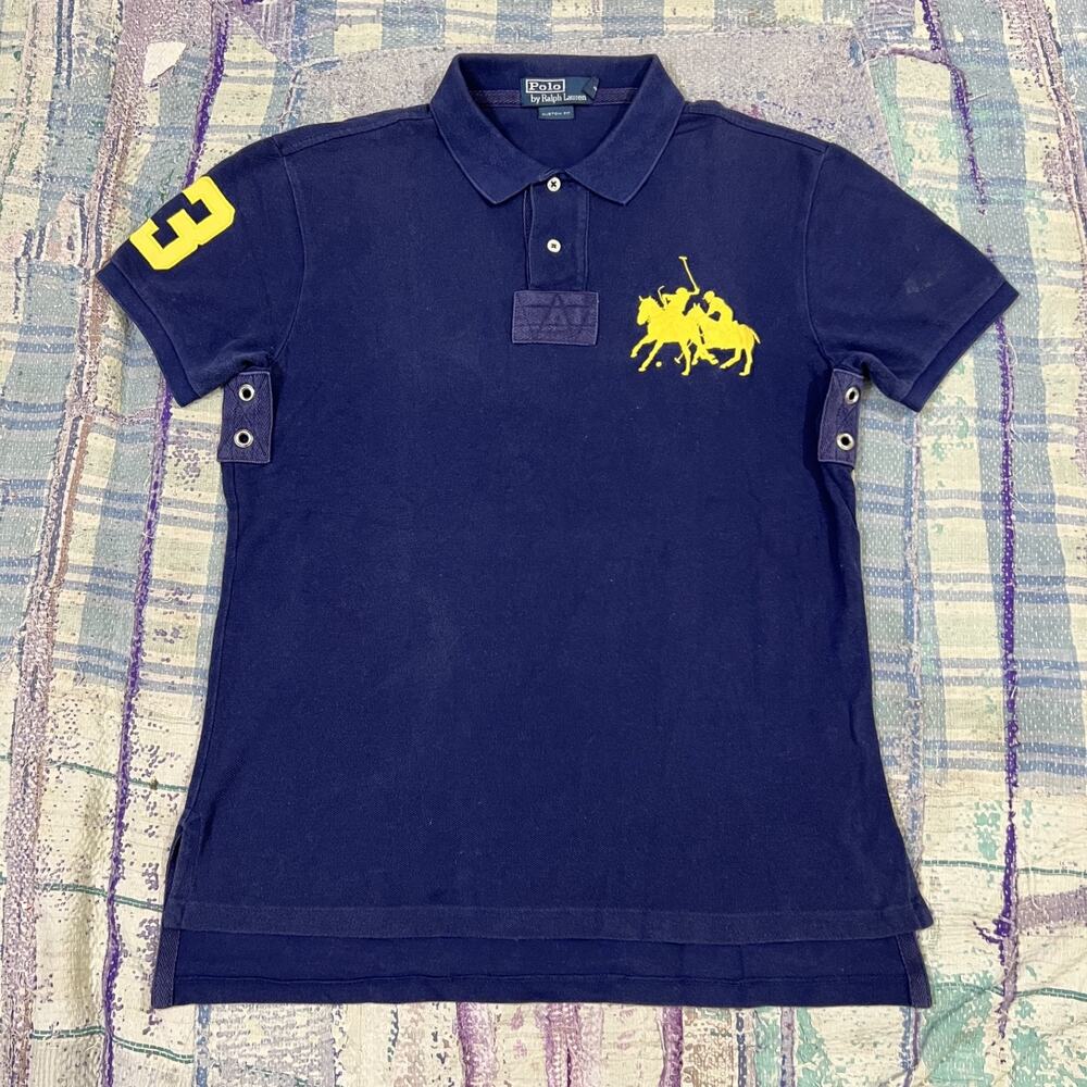 Polo Ralph Lauren Big Pony #3 Polo Shirt Blue Size large